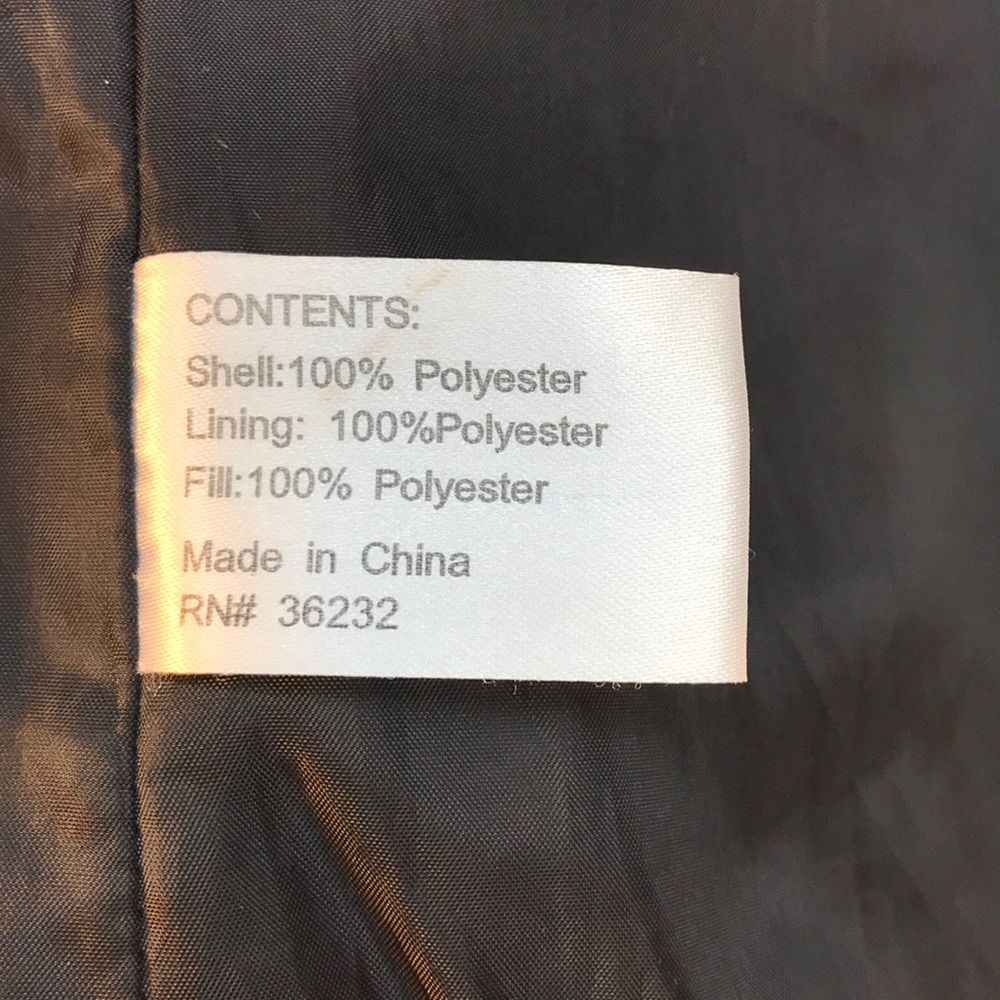 Gallery Black Quilted Jacket Size L - Picture 8 of 8